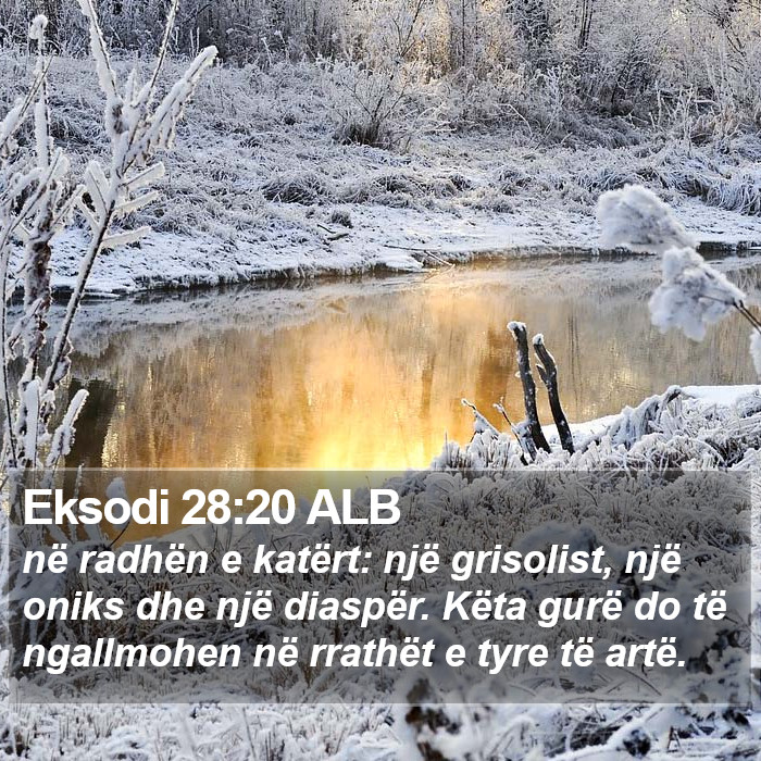 Eksodi 28:20 ALB Bible Study