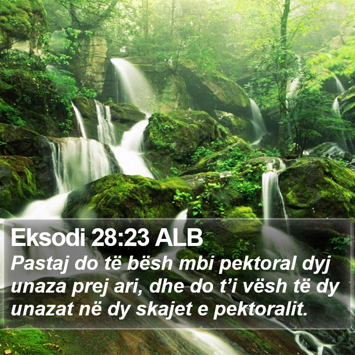 Eksodi 28:23 ALB Bible Study