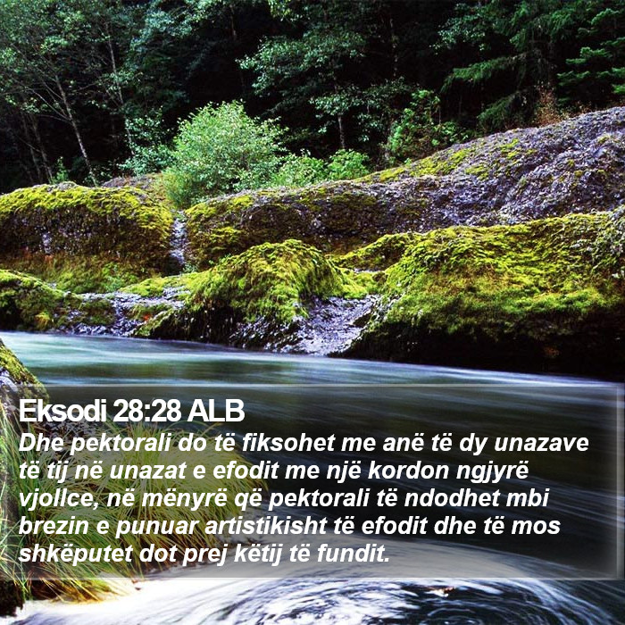 Eksodi 28:28 ALB Bible Study