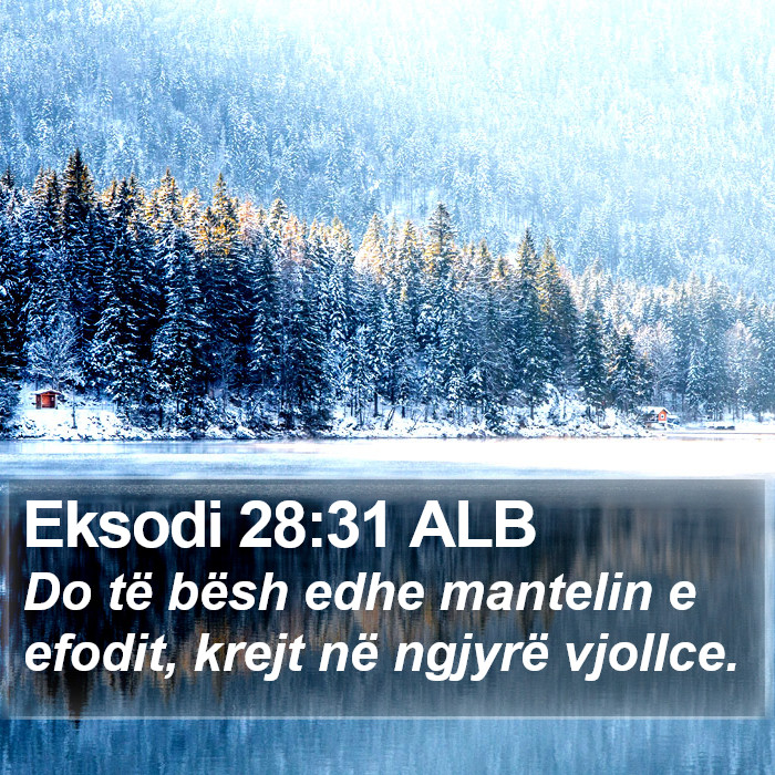 Eksodi 28:31 ALB Bible Study