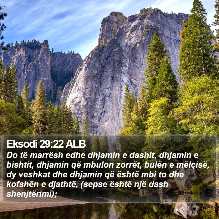 Eksodi 29:22 ALB Bible Study