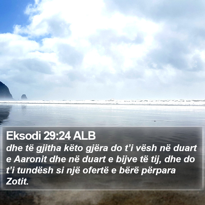 Eksodi 29:24 ALB Bible Study