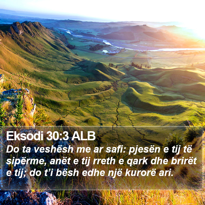 Eksodi 30:3 ALB Bible Study