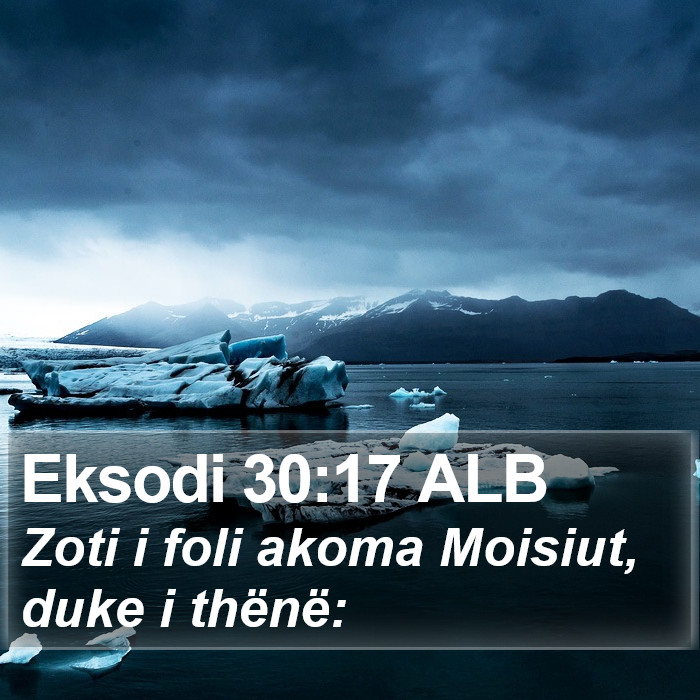 Eksodi 30:17 ALB Bible Study