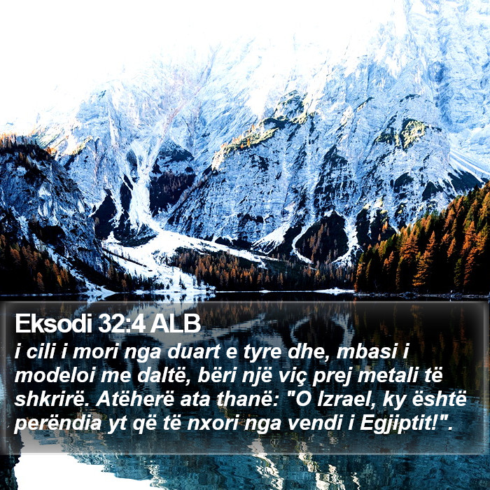 Eksodi 32:4 ALB Bible Study