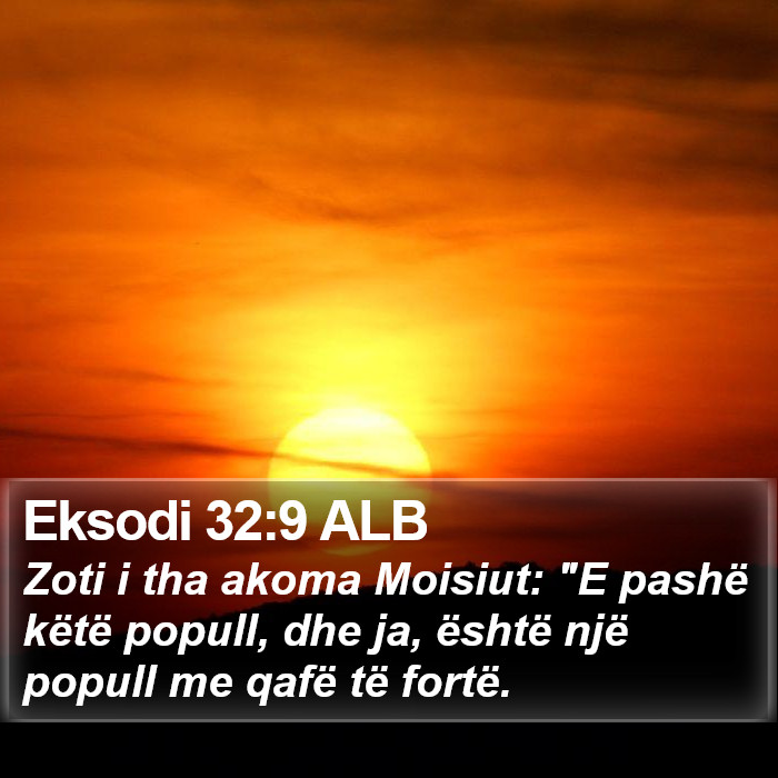 Eksodi 32:9 ALB Bible Study