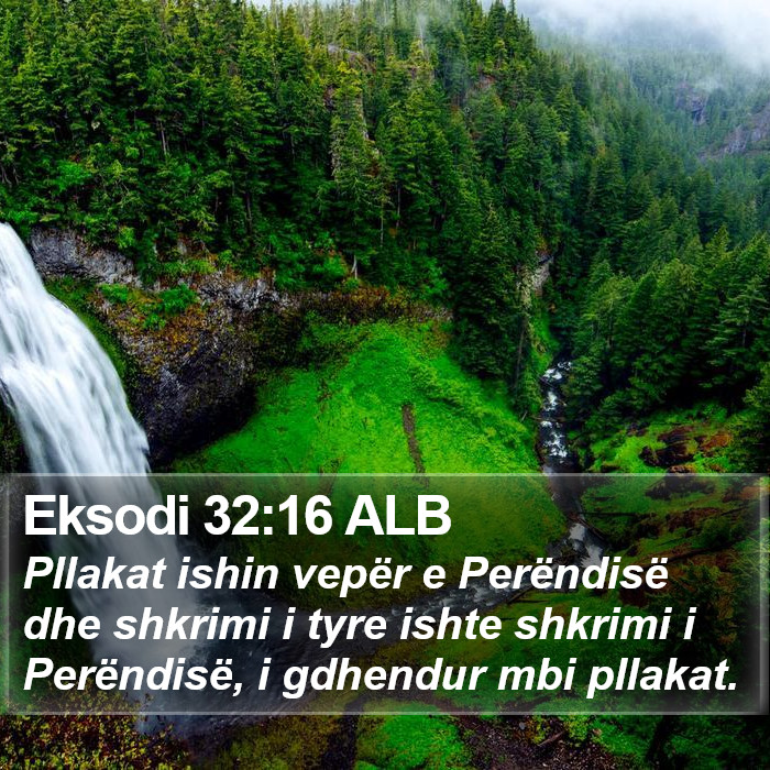 Eksodi 32:16 ALB Bible Study