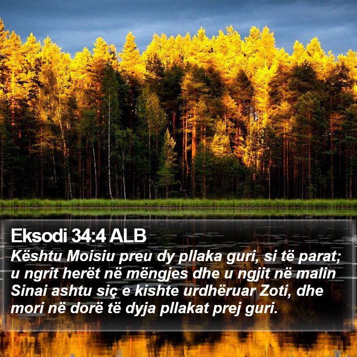 Eksodi 34:4 ALB Bible Study