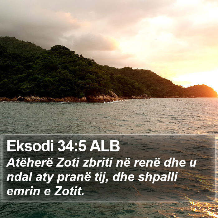 Eksodi 34:5 ALB Bible Study