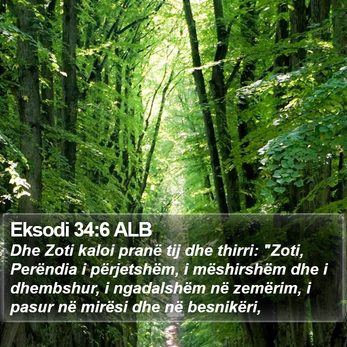 Eksodi 34:6 ALB Bible Study