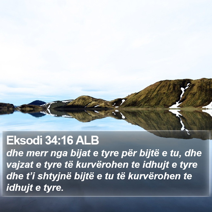 Eksodi 34:16 ALB Bible Study