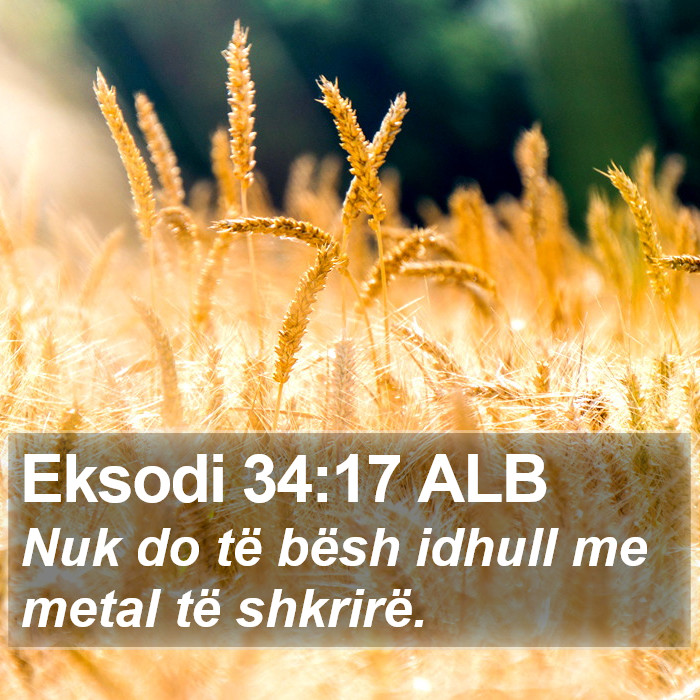 Eksodi 34:17 ALB Bible Study