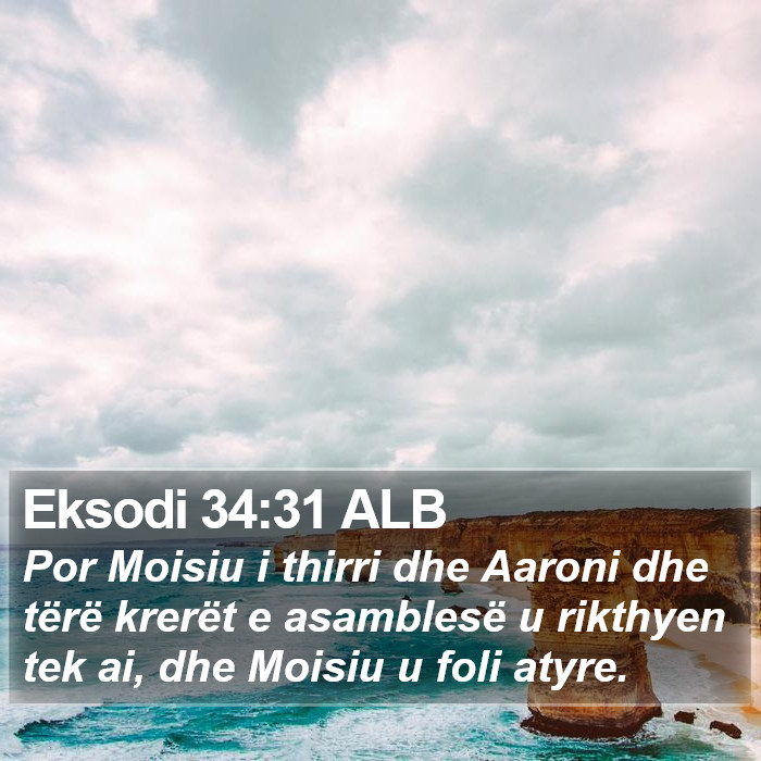 Eksodi 34:31 ALB Bible Study