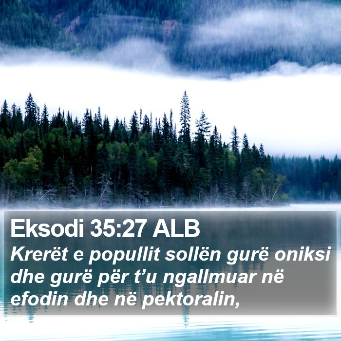 Eksodi 35:27 ALB Bible Study