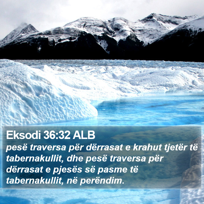 Eksodi 36:32 ALB Bible Study