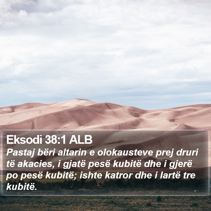 Eksodi 38:1 ALB Bible Study