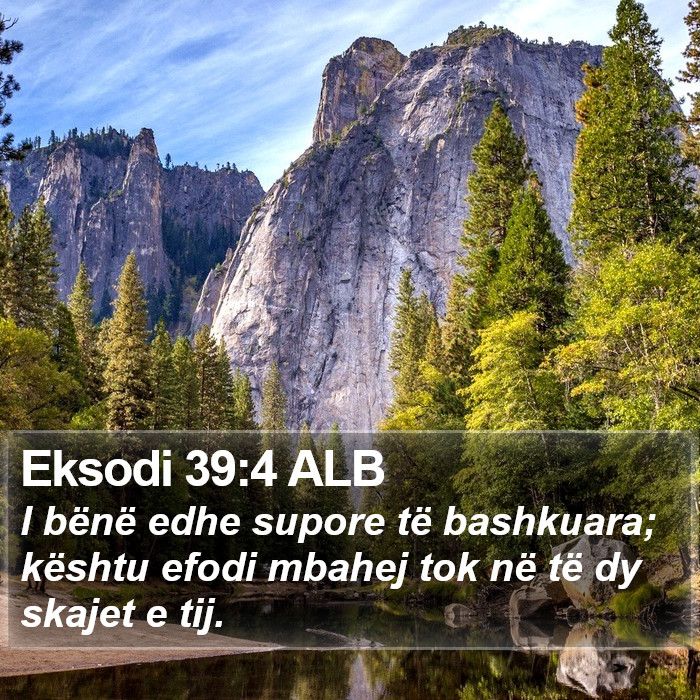 Eksodi 39:4 ALB Bible Study
