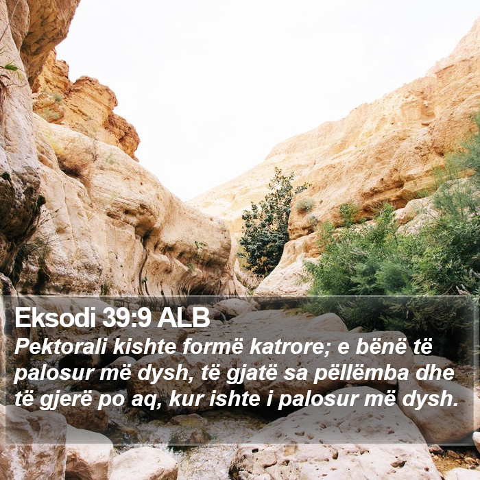 Eksodi 39:9 ALB Bible Study