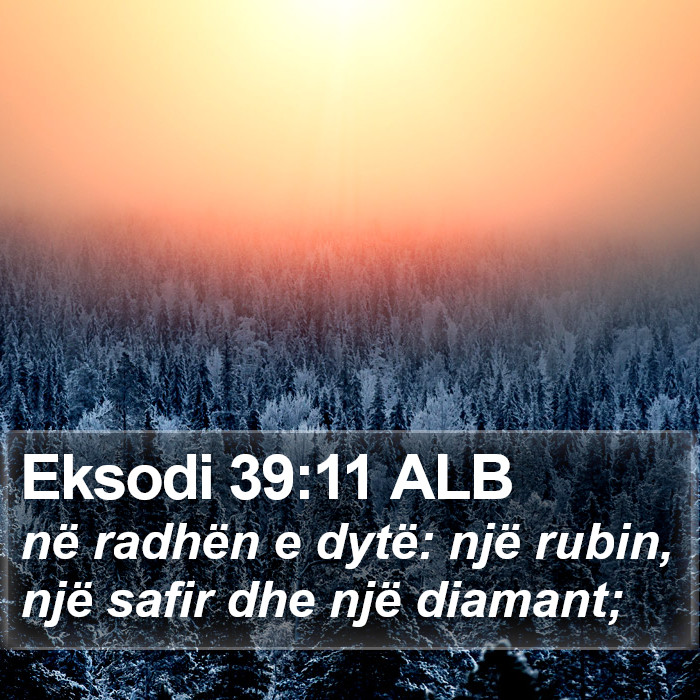 Eksodi 39:11 ALB Bible Study