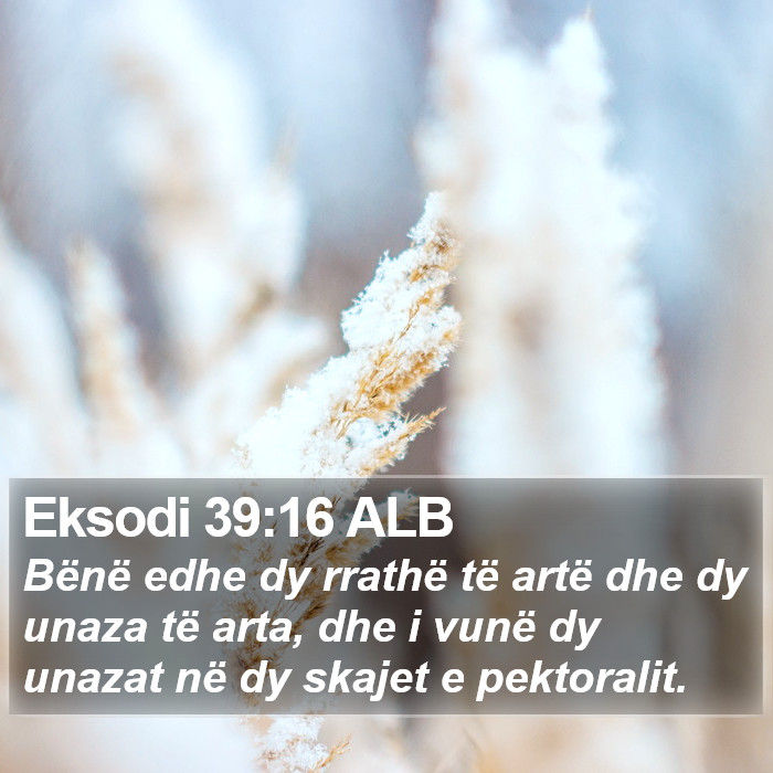 Eksodi 39:16 ALB Bible Study
