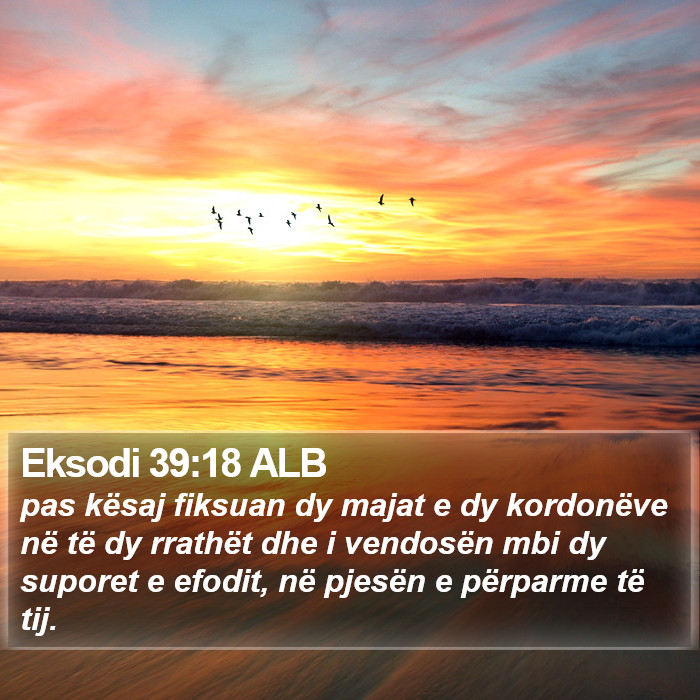 Eksodi 39:18 ALB Bible Study