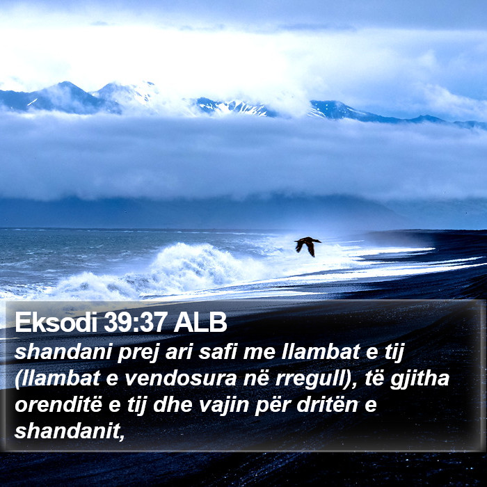Eksodi 39:37 ALB Bible Study