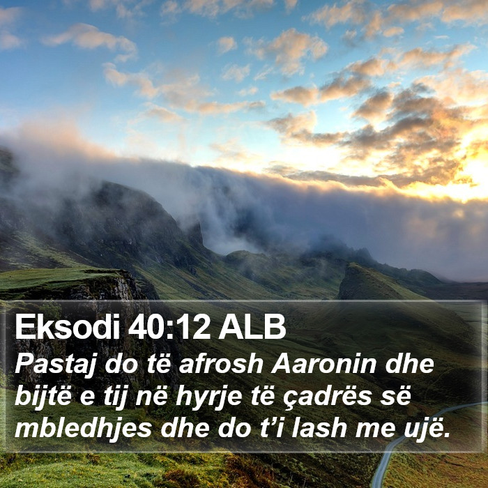 Eksodi 40:12 ALB Bible Study