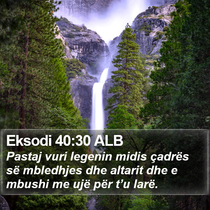 Eksodi 40:30 ALB Bible Study