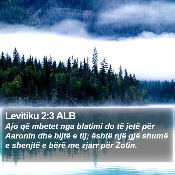 Levitiku 2:3 ALB Bible Study