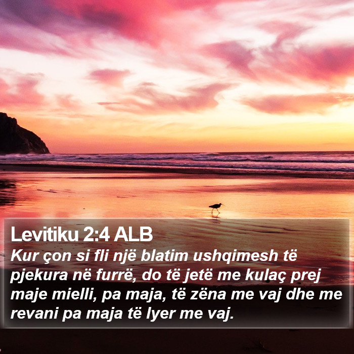 Levitiku 2:4 ALB Bible Study