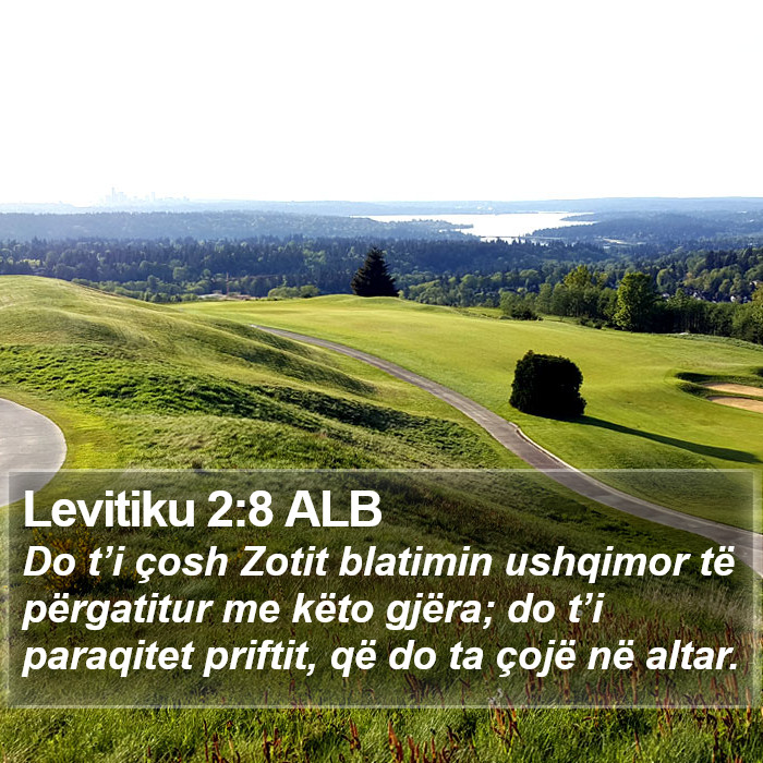Levitiku 2:8 ALB Bible Study