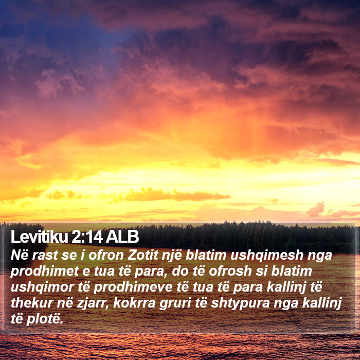 Levitiku 2:14 ALB Bible Study