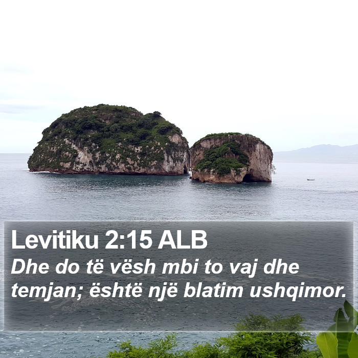 Levitiku 2:15 ALB Bible Study