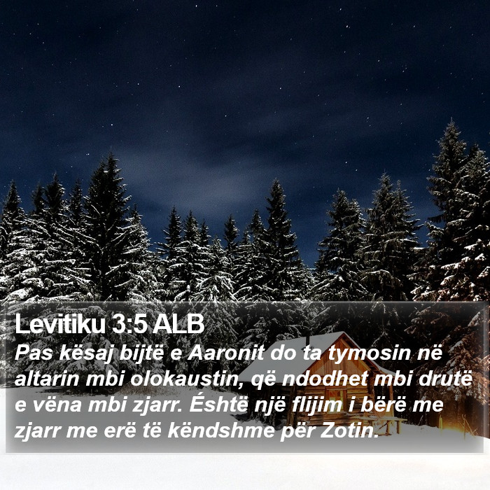 Levitiku 3:5 ALB Bible Study