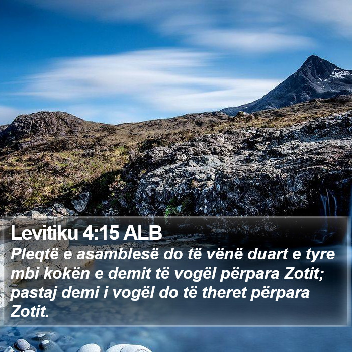 Levitiku 4:15 ALB Bible Study