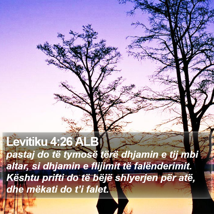 Levitiku 4:26 ALB Bible Study