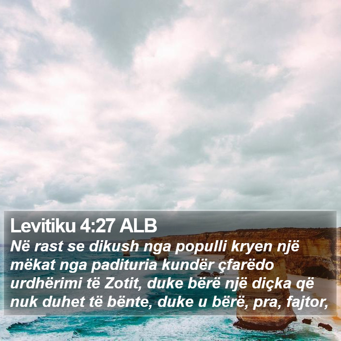 Levitiku 4:27 ALB Bible Study