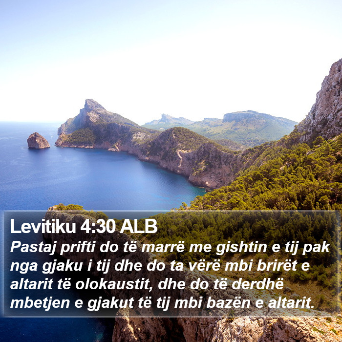 Levitiku 4:30 ALB Bible Study
