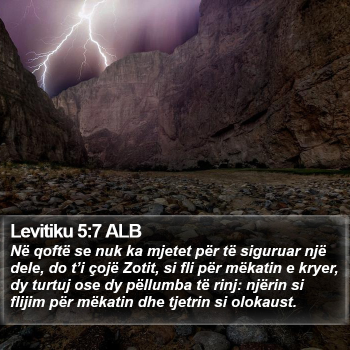 Levitiku 5:7 ALB Bible Study