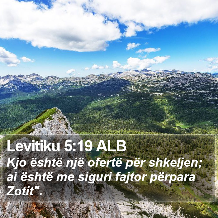 Levitiku 5:19 ALB Bible Study