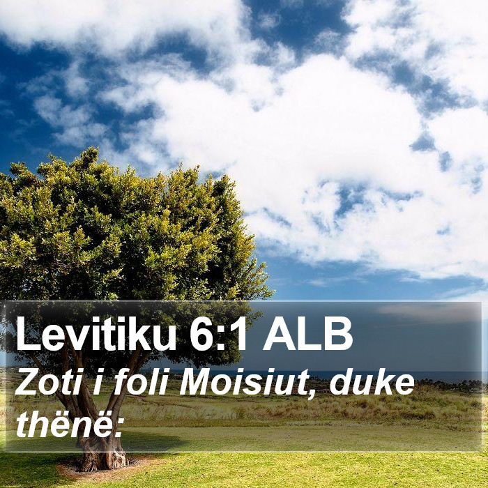 Levitiku 6:1 ALB Bible Study