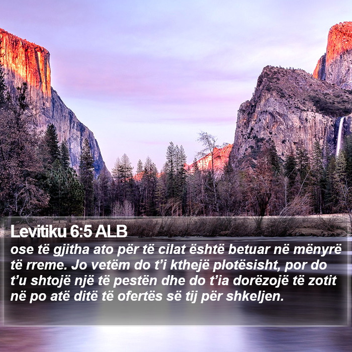 Levitiku 6:5 ALB Bible Study