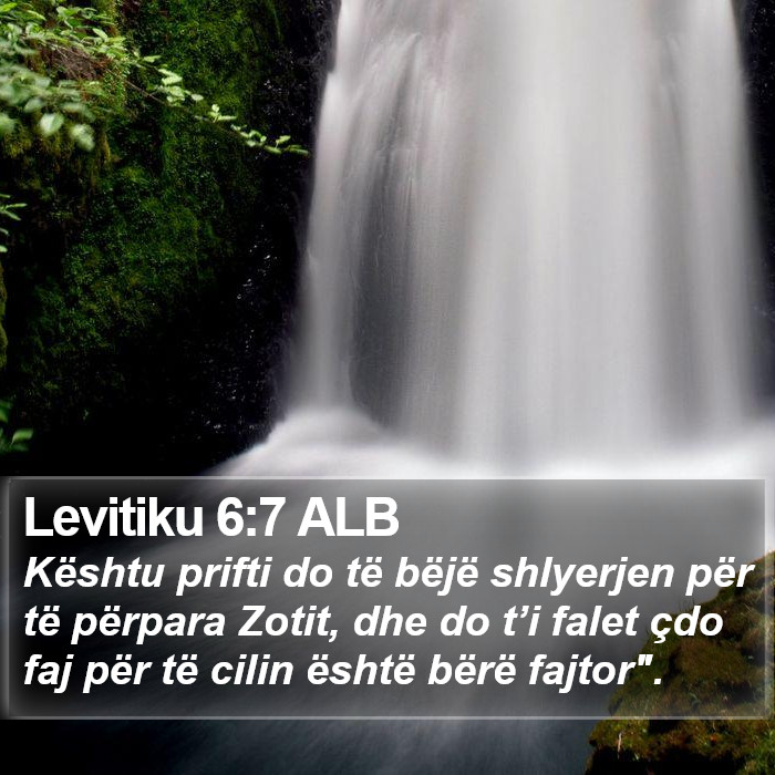 Levitiku 6:7 ALB Bible Study