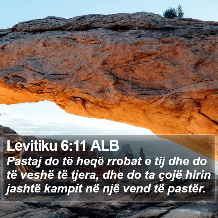 Levitiku 6:11 ALB Bible Study