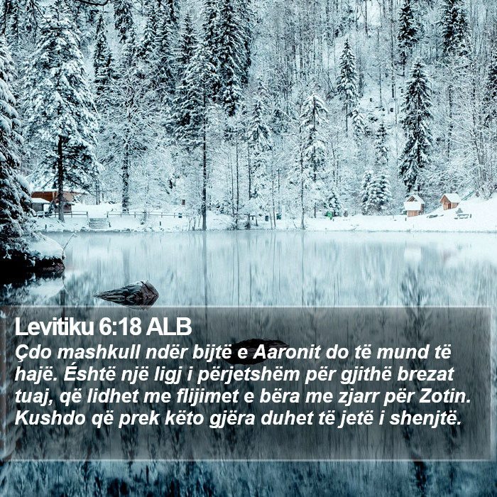 Levitiku 6:18 ALB Bible Study