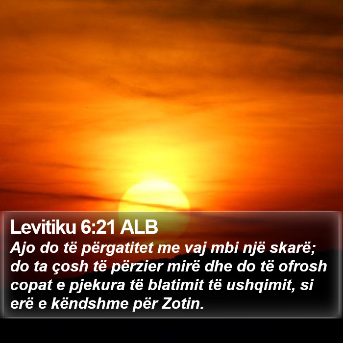 Levitiku 6:21 ALB Bible Study