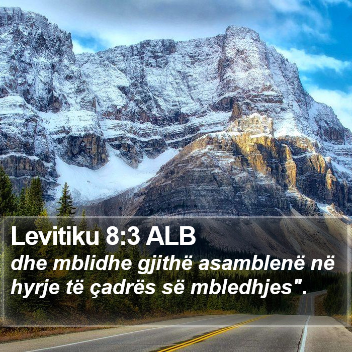 Levitiku 8:3 ALB Bible Study