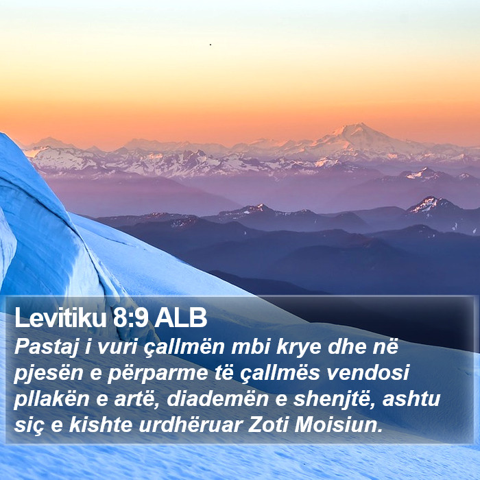 Levitiku 8:9 ALB Bible Study