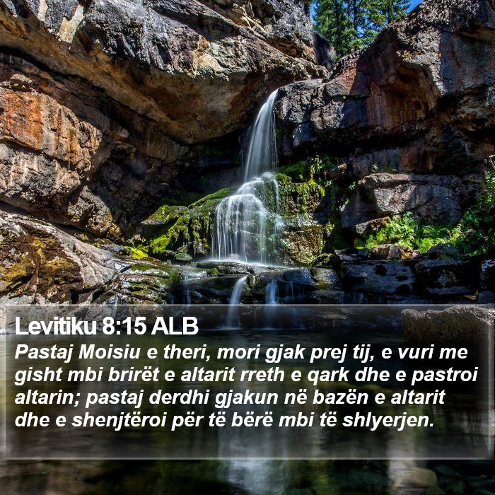 Levitiku 8:15 ALB Bible Study