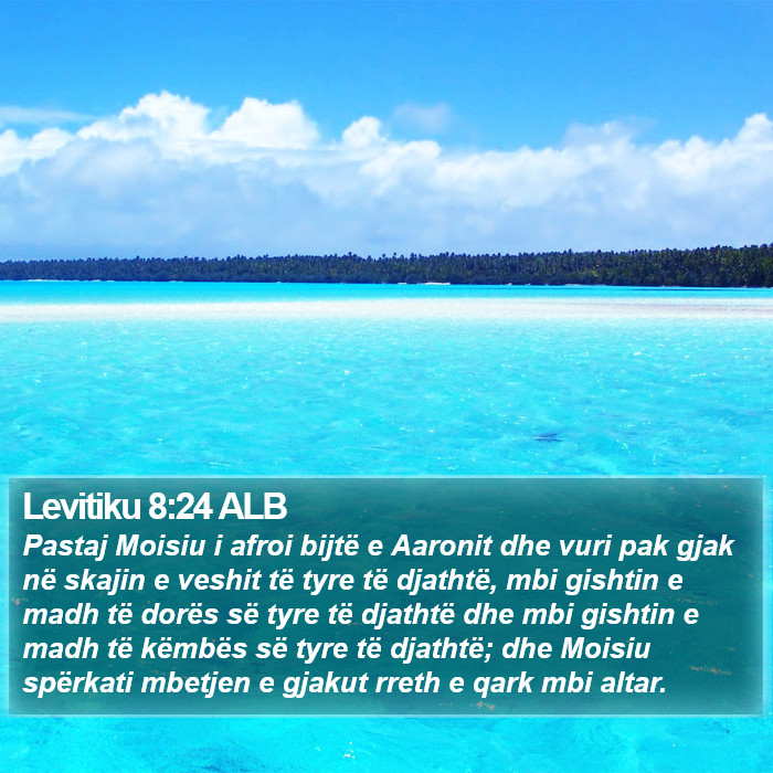 Levitiku 8:24 ALB Bible Study